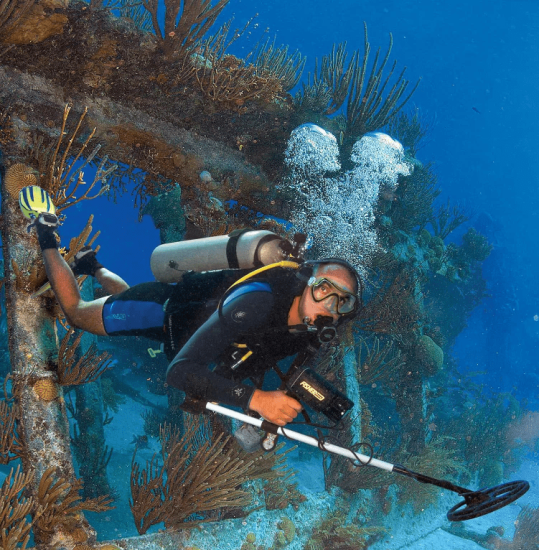 Fisher 1280-X met 8” zoekschijf 